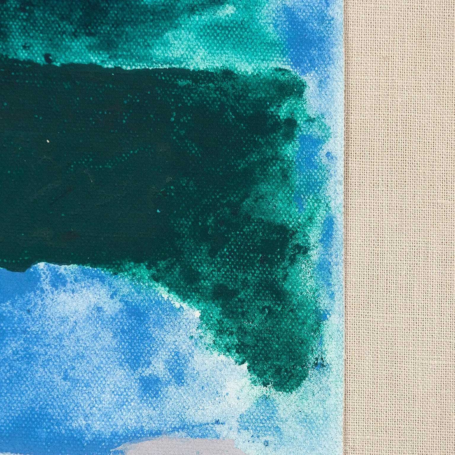 FRIEDEL DZUBAS "NORTH LEDGE" PAINTING, 1975