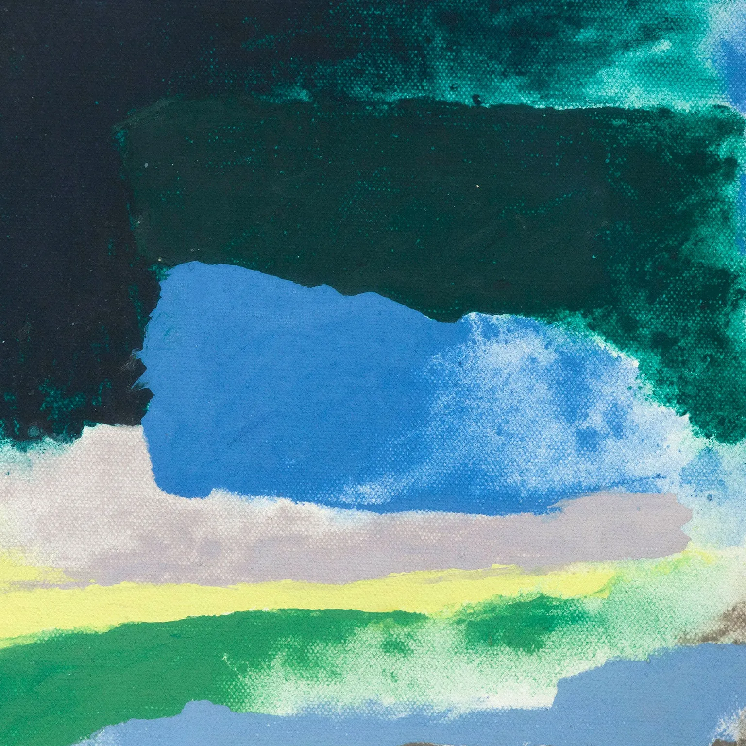 FRIEDEL DZUBAS "NORTH LEDGE" PAINTING, 1975