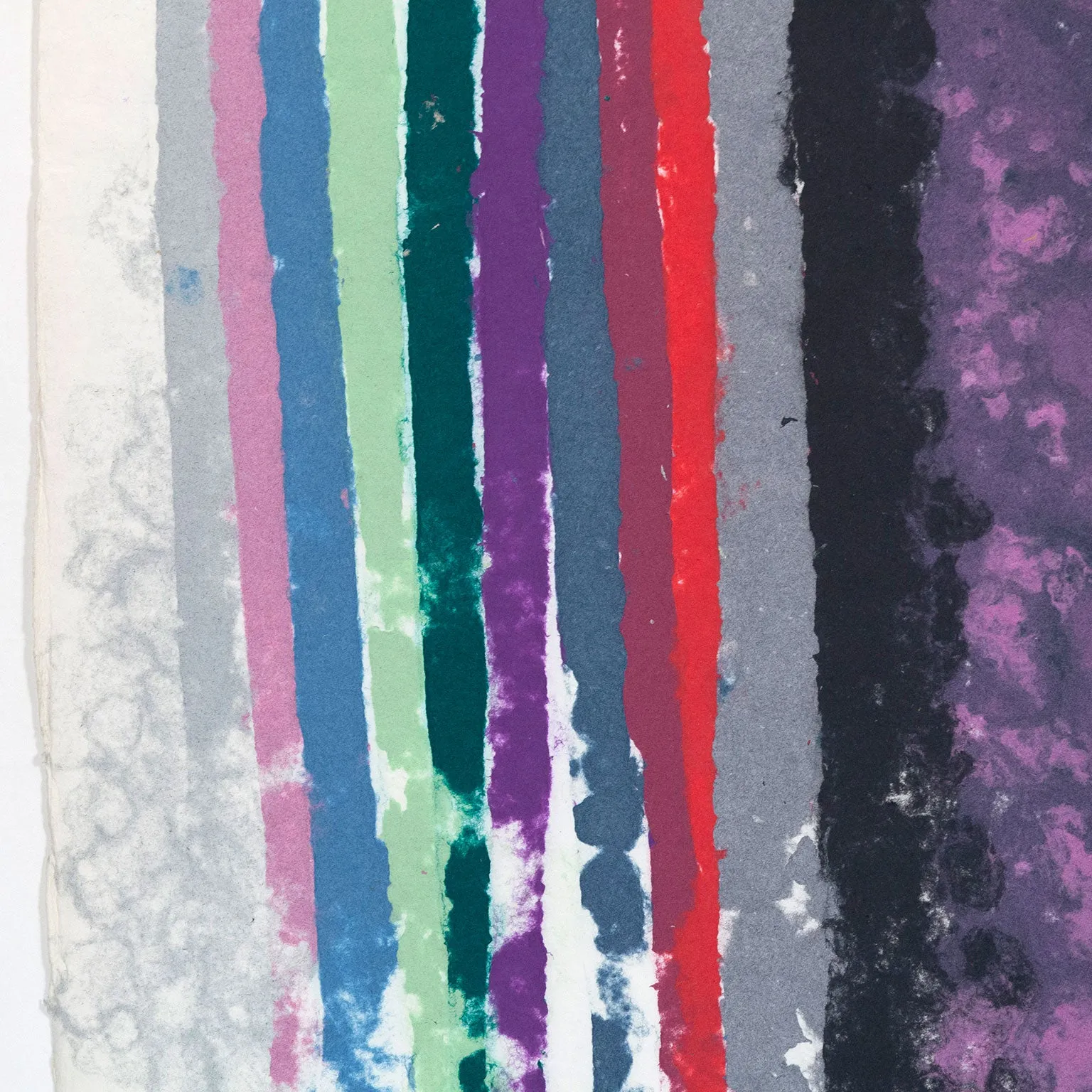 FRIEDEL DZUBAS "SANTA BARBARA" MONOTYPE, 1982