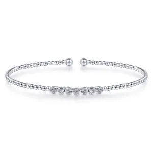 Gabriel & Co. Bujukan Cluster Diamond Stations Bracelet