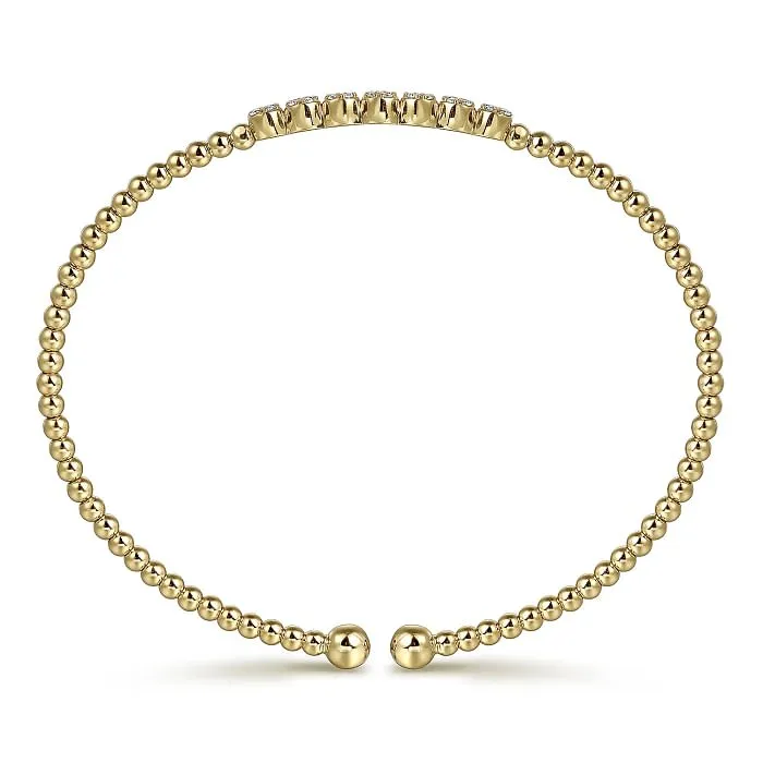 Gabriel & Co. Bujukan Cluster Diamond Stations Bracelet
