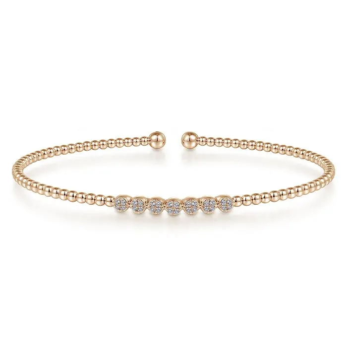Gabriel & Co. Bujukan Cluster Diamond Stations Bracelet