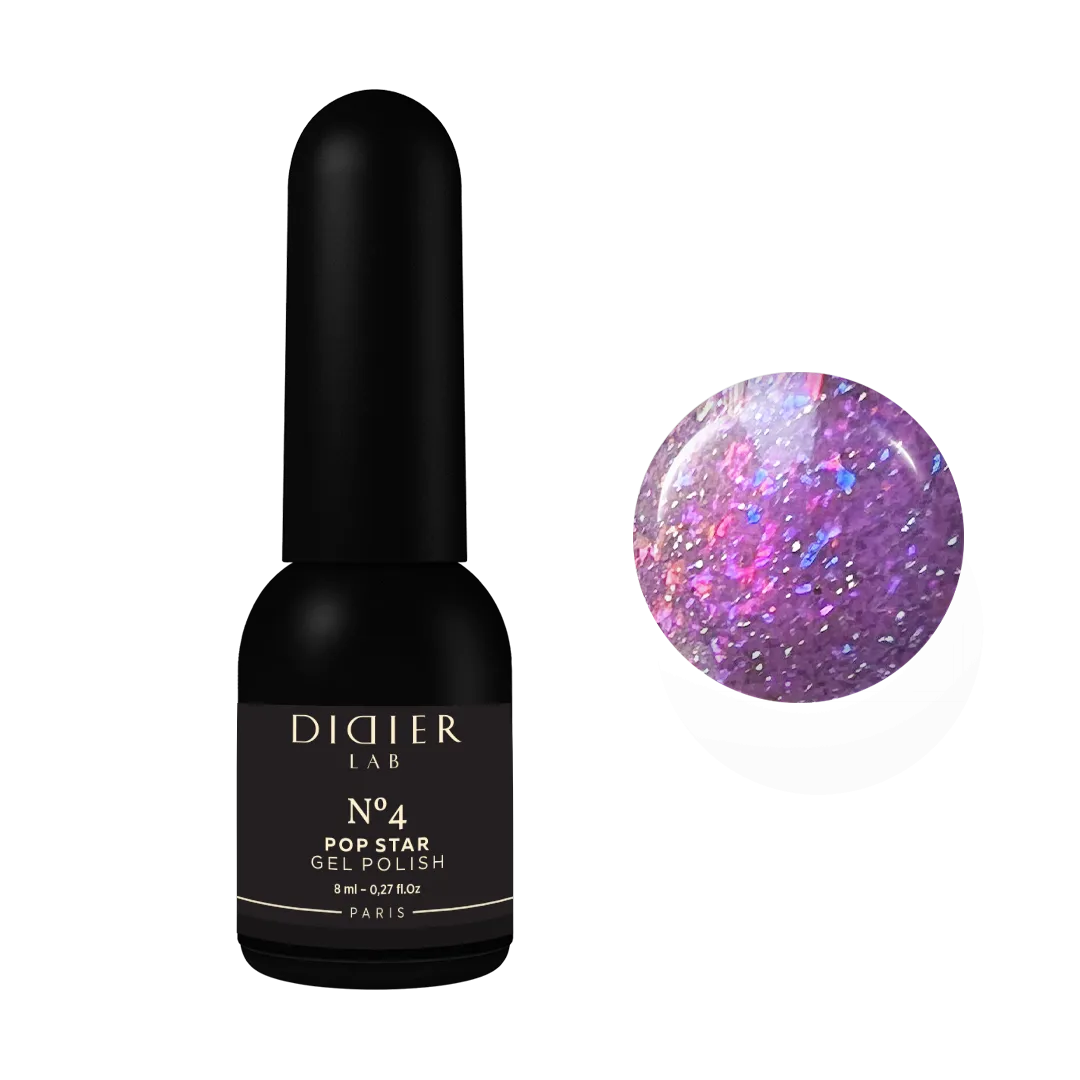 Gel Polish POP Star, Didier Lab, No. 4, 8 ml