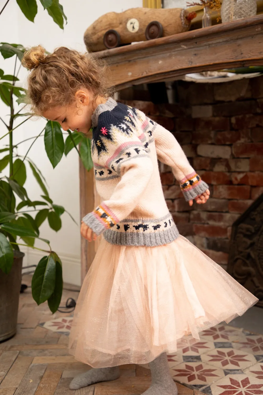 Girls Jacquard Amboise Jumper