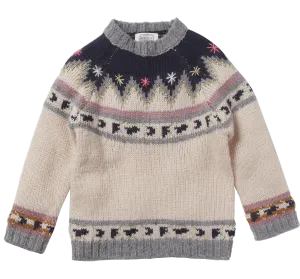 Girls Jacquard Amboise Jumper