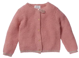 Girls Maddie Bubble Gum Cardigan