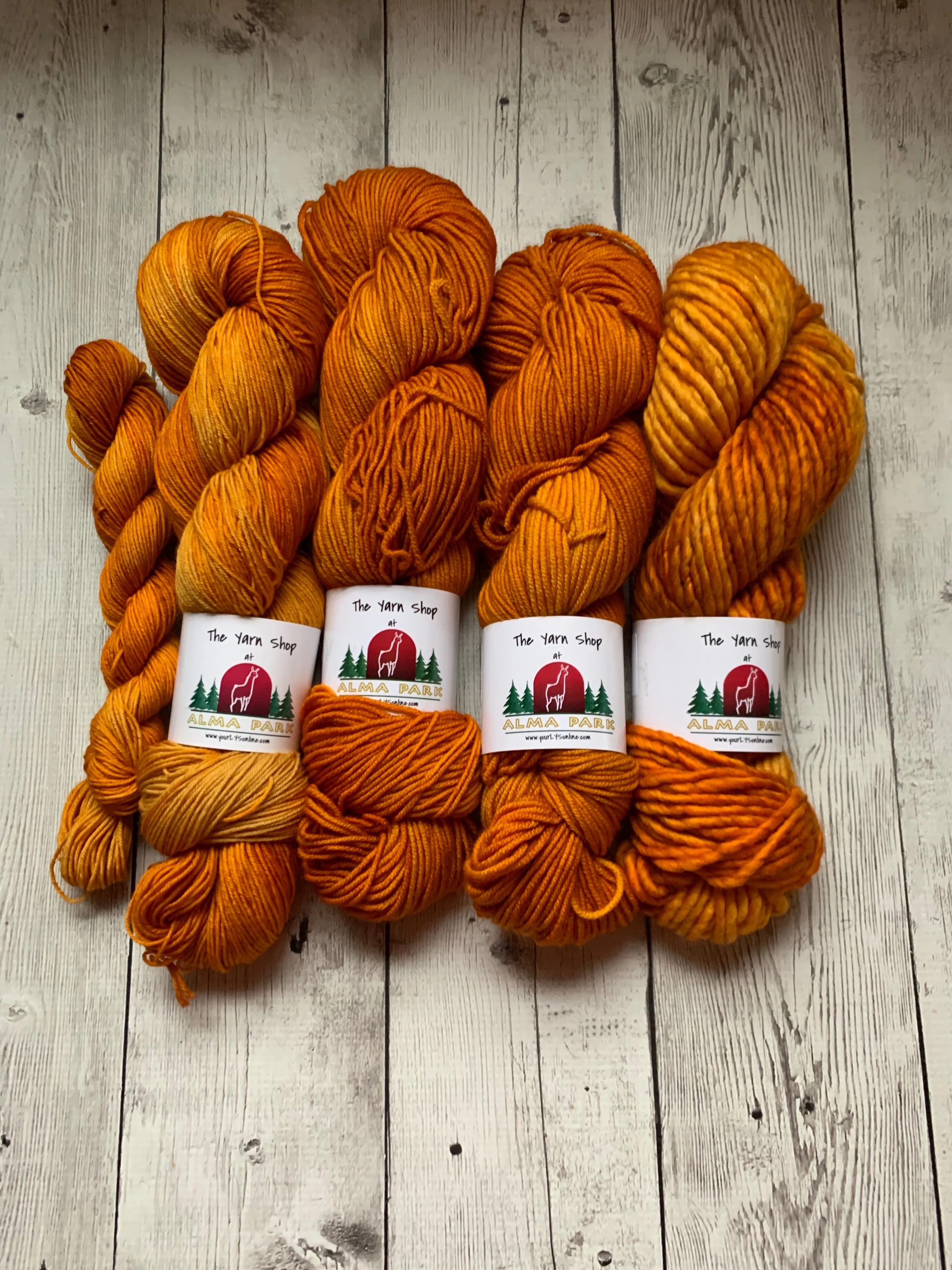 Golden Crown -  Semi-Solid - Multiple Yarn Weights  -  RTS