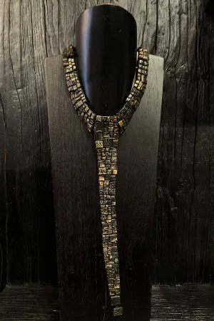 Grazia Fortuna Ward Long Gold Necklace