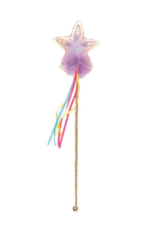 Great Pretenders Glitter Rainbow Wand, Multi/Gold