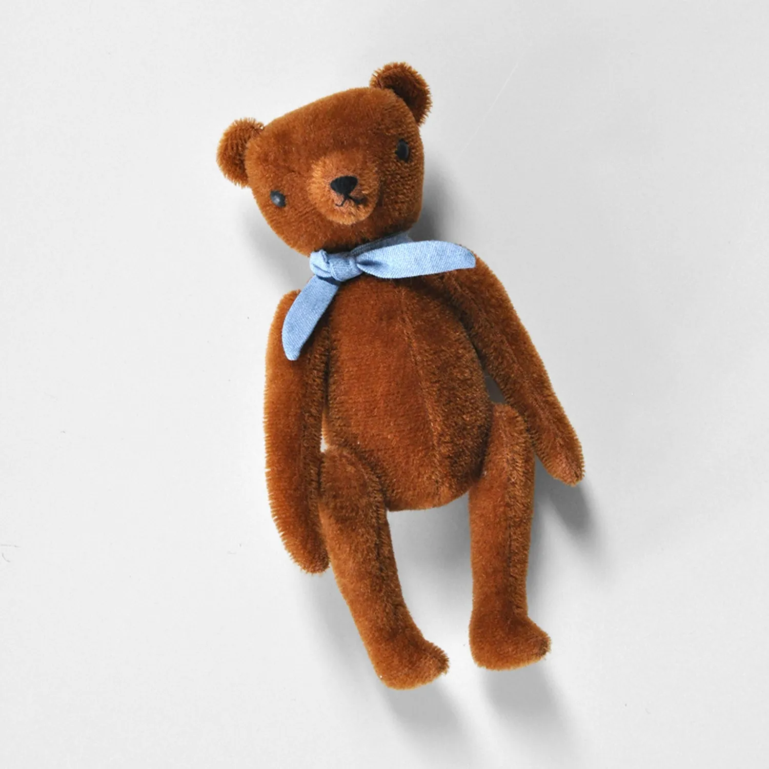 Handmade Classic Mohair Bear - Rust