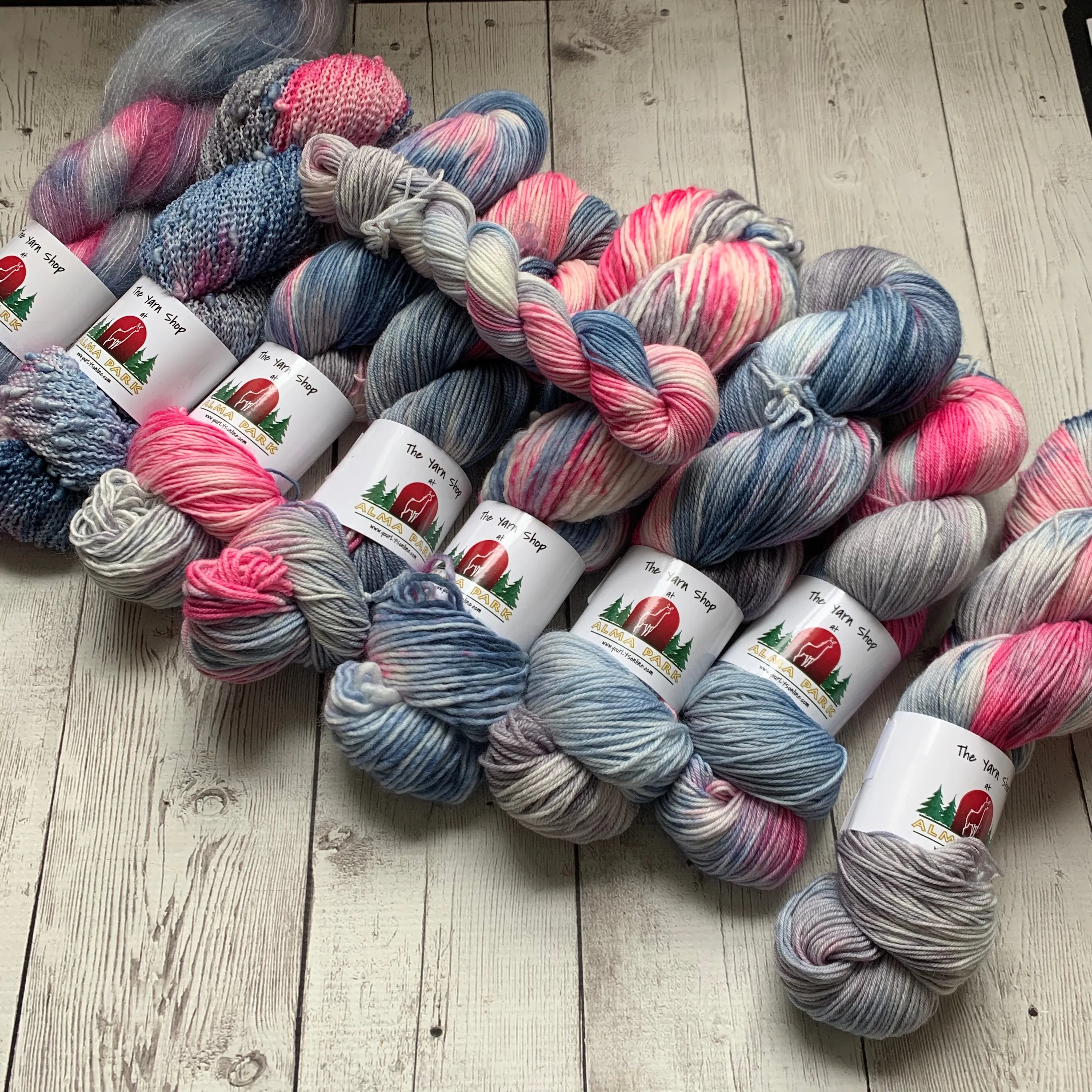 HAPPY RAIN™ -  Hand Painted - Multiple Yarn Weights  -  RTS
