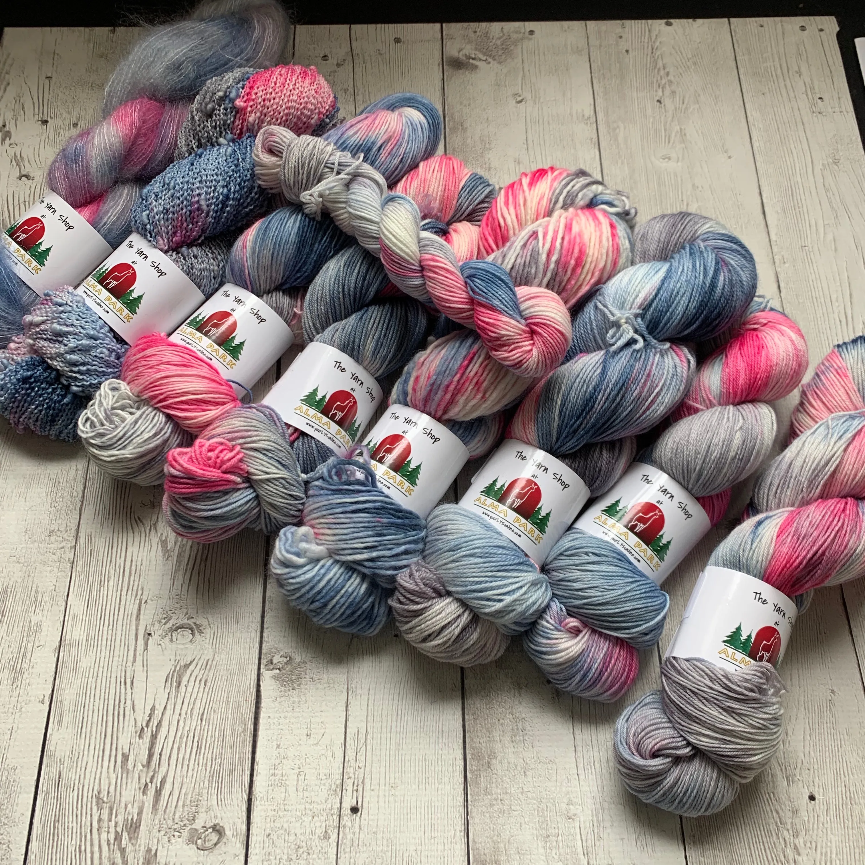 HAPPY RAIN™ -  Hand Painted - Multiple Yarn Weights  -  RTS