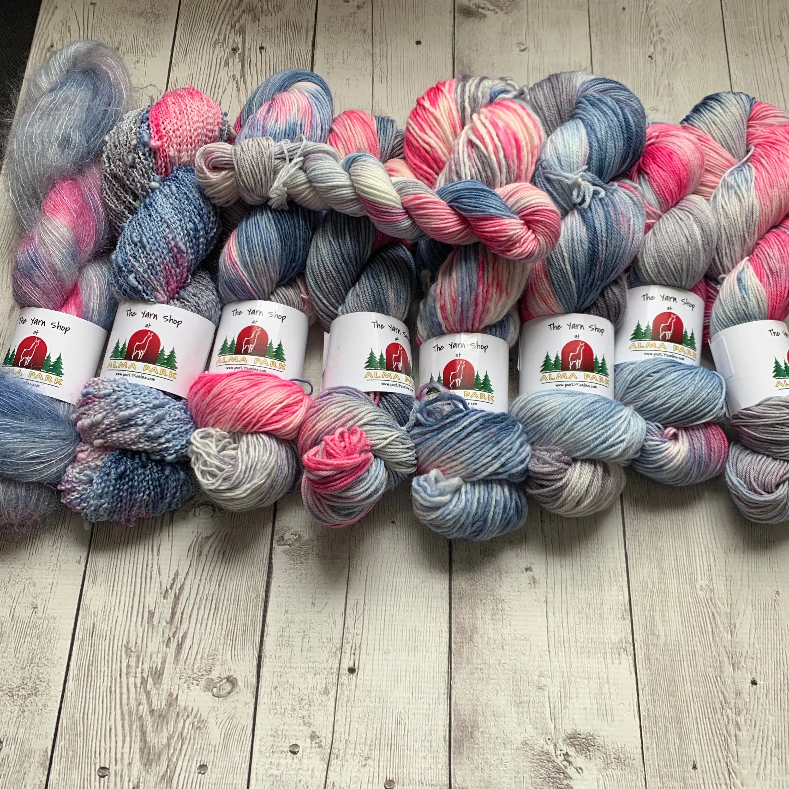 HAPPY RAIN™ -  Hand Painted - Multiple Yarn Weights  -  RTS