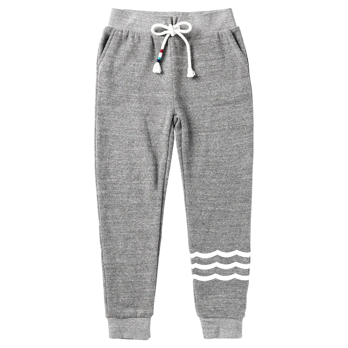 Heather Grey Waves Jogger