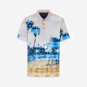 HENDRIX Palm Tree Print Polo