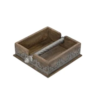 Heritage Inlay Wood Nalkin Holder