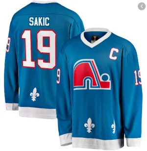 Heritage Jersey Quebec Nordiques- Sakic