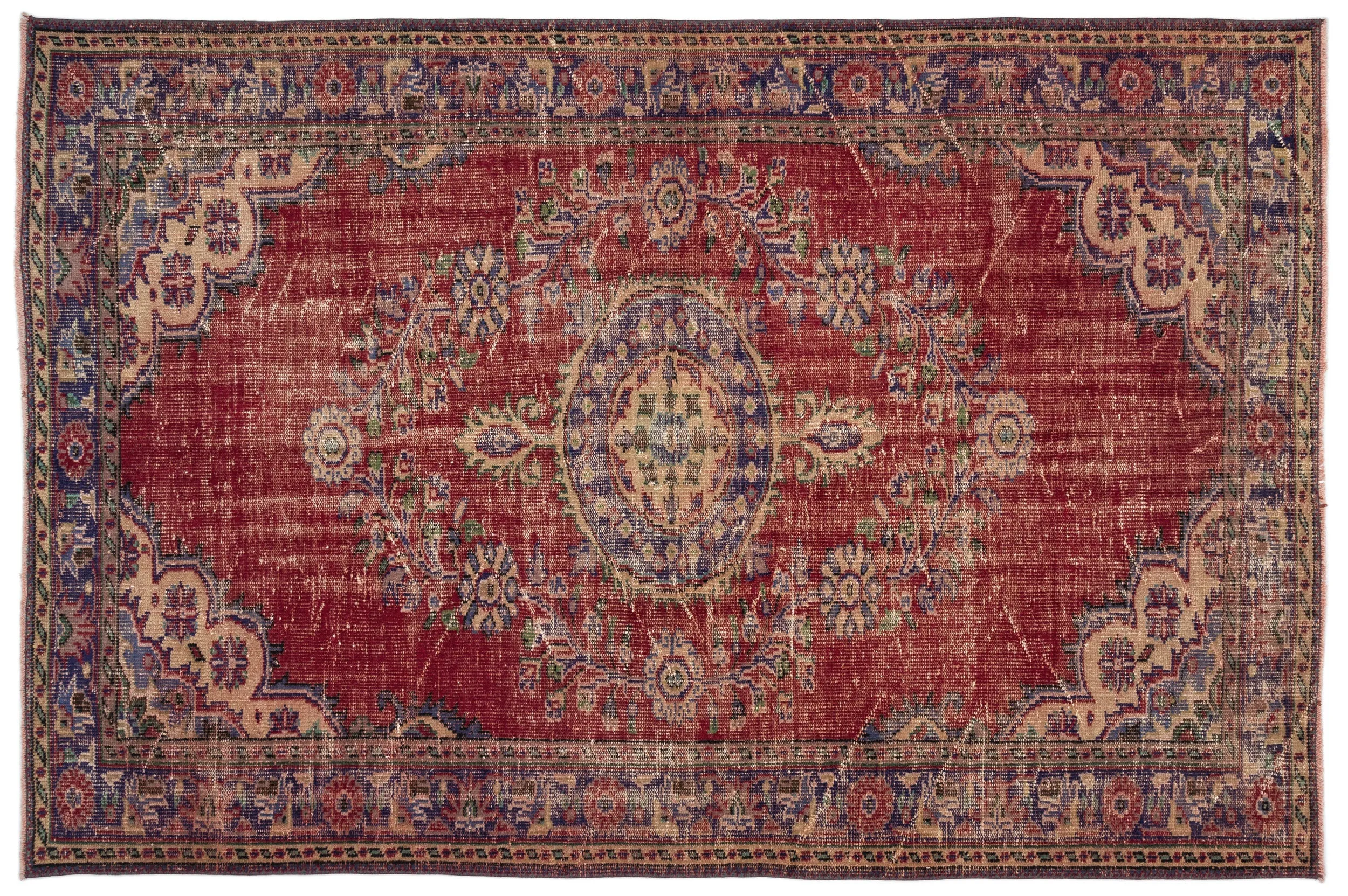 Heritage Over Dyed Vintage Rug 6'0'' x 9'2'' ft 184 x 280 cm