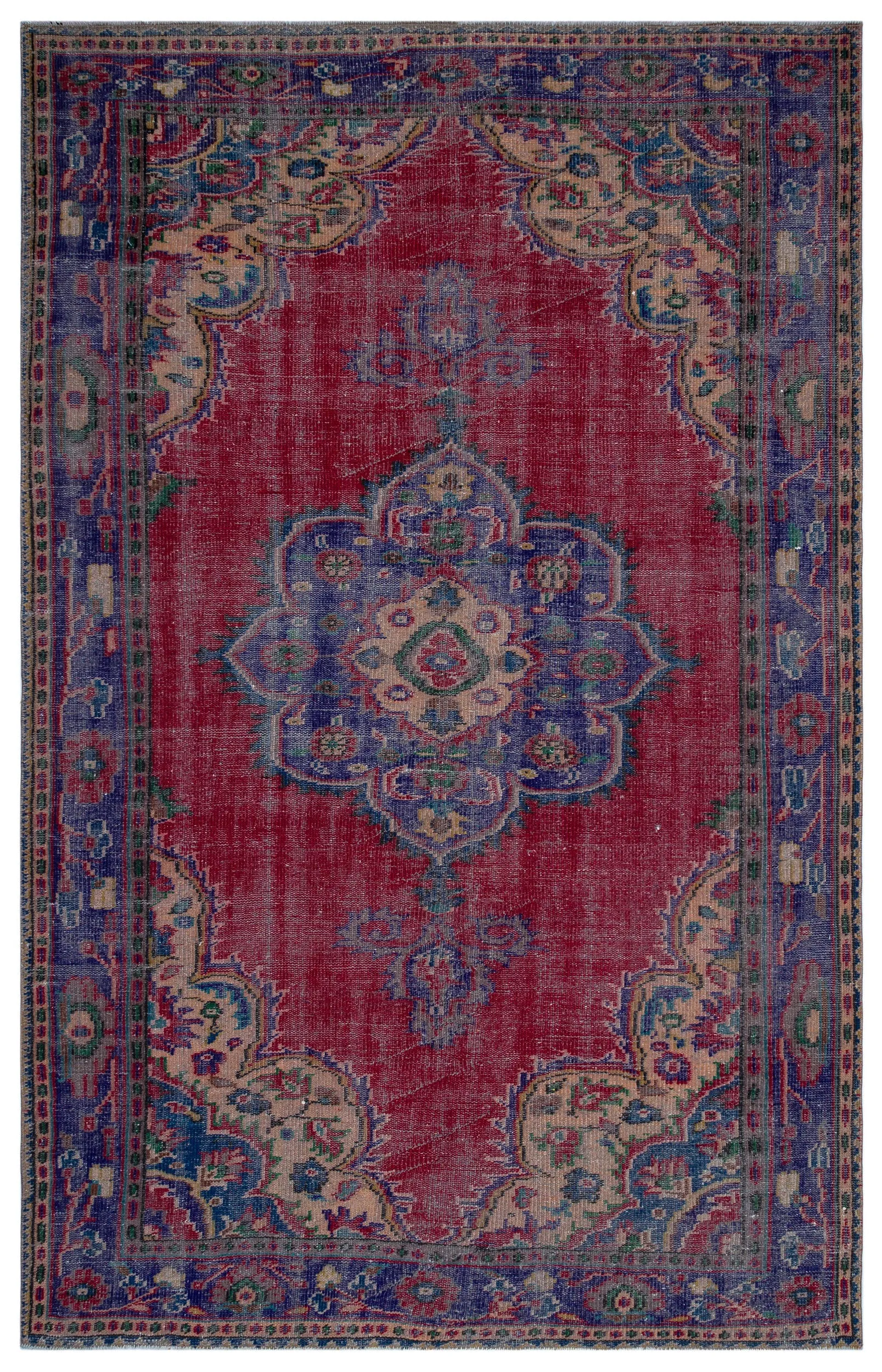 Heritage Over Dyed Vintage Rug 6'1'' x 9'5'' ft 186 x 286 cm