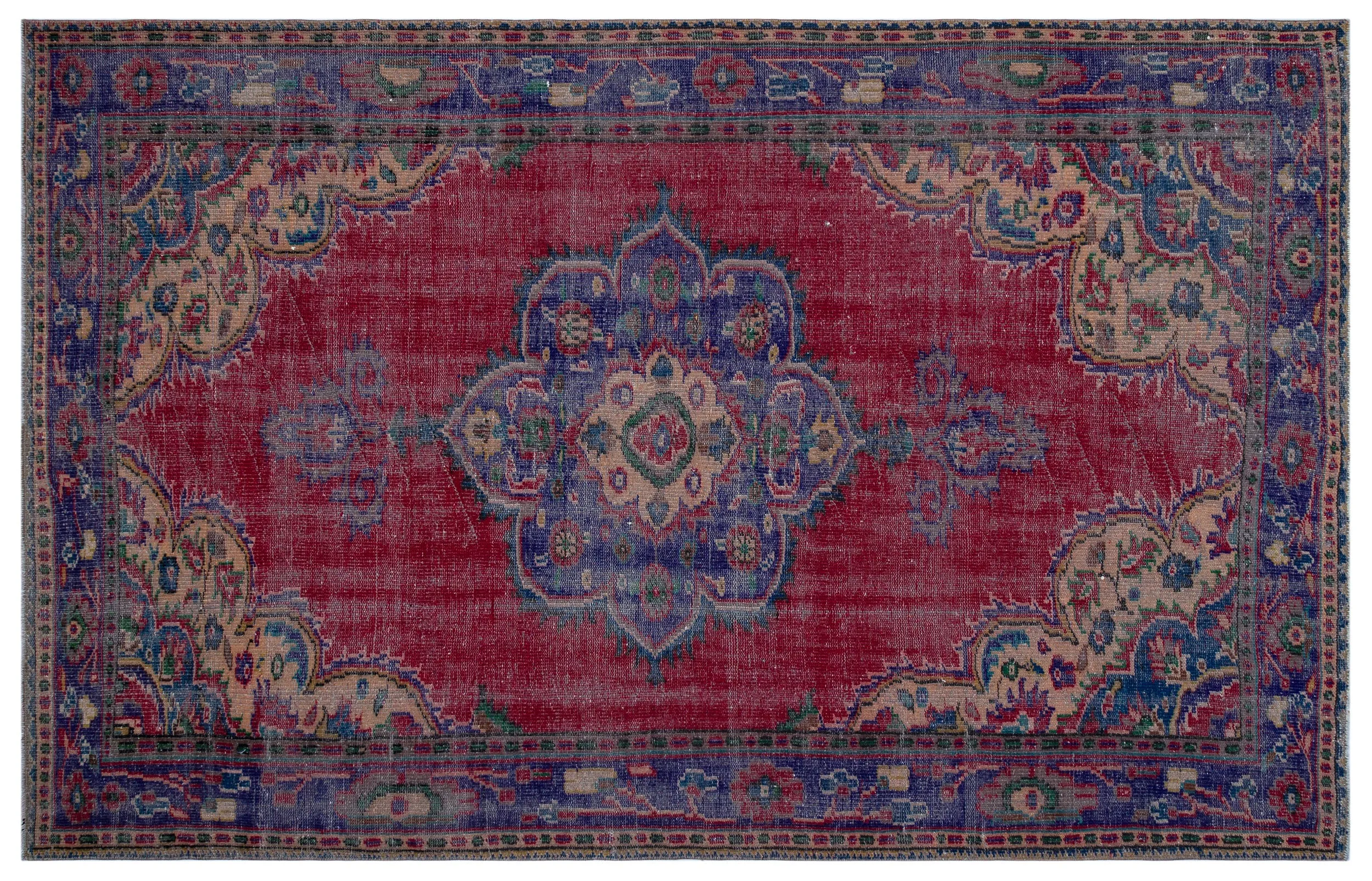 Heritage Over Dyed Vintage Rug 6'1'' x 9'5'' ft 186 x 286 cm