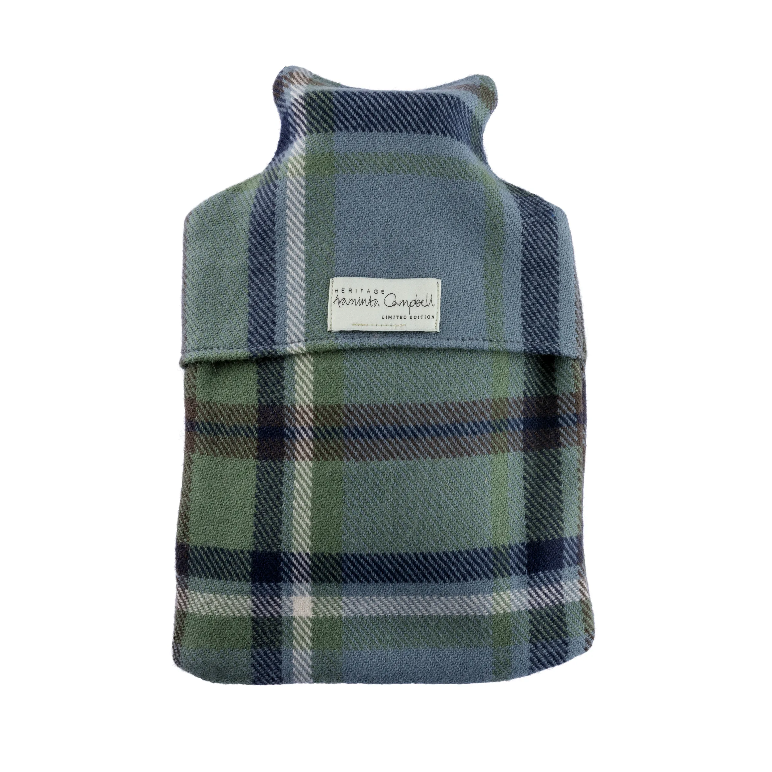 Heritage Tartan Hot Water Bottle: Beech Dappled Skies