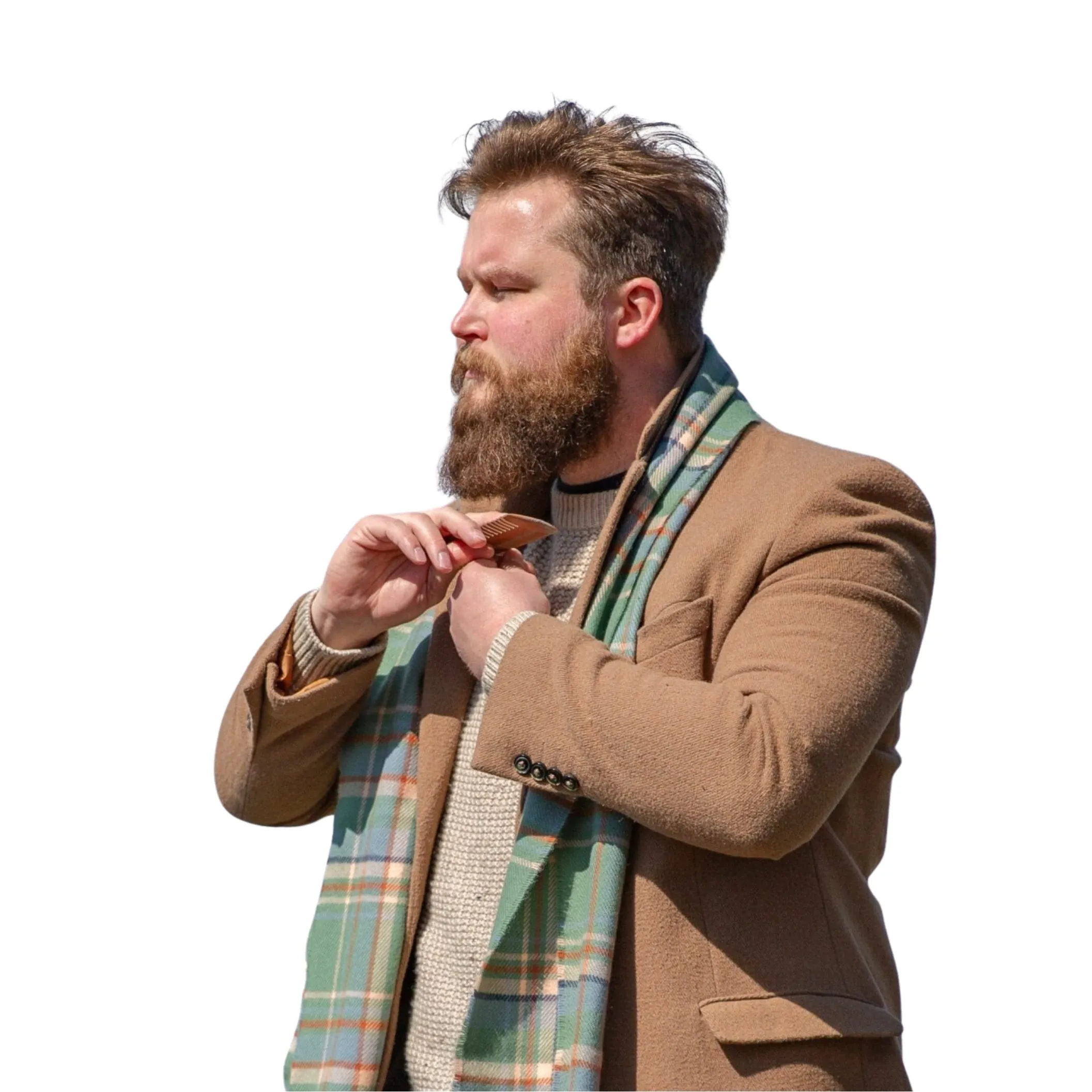 Heritage Tartan Scarf: Highlands at Dawn