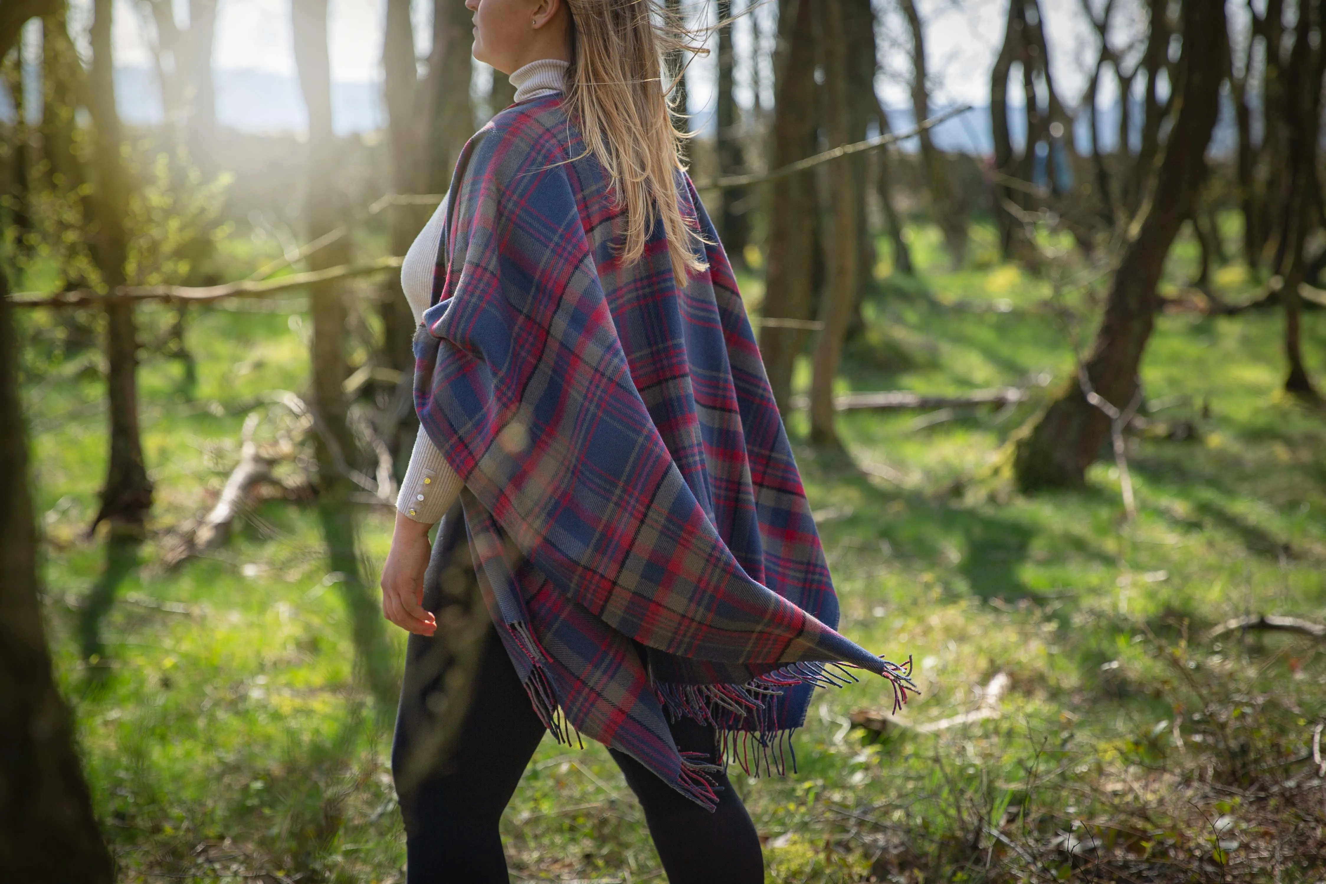 Heritage Tartan Serape: Highlands at Dusk