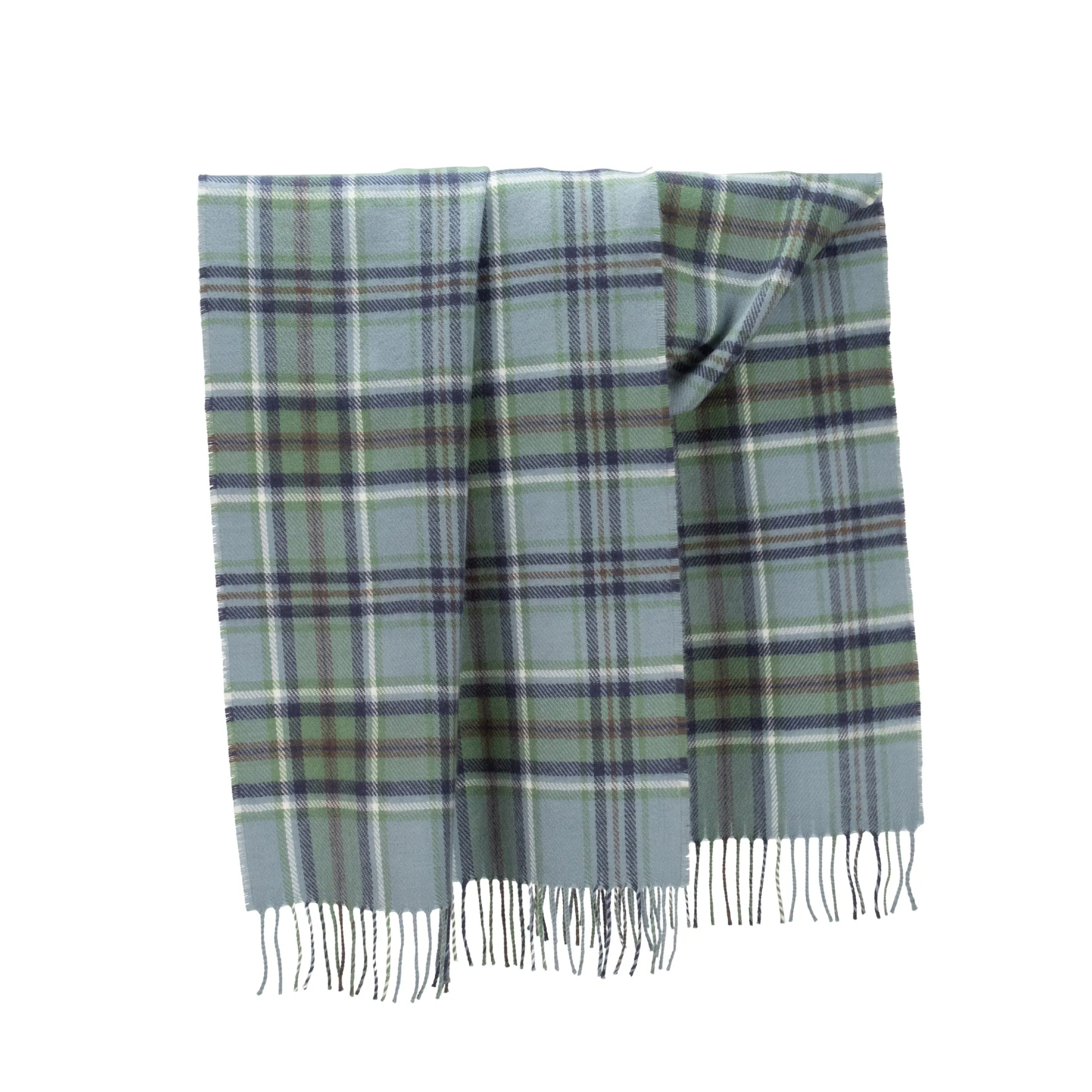 Heritage Tartan Shawl: Beech Dappled Skies
