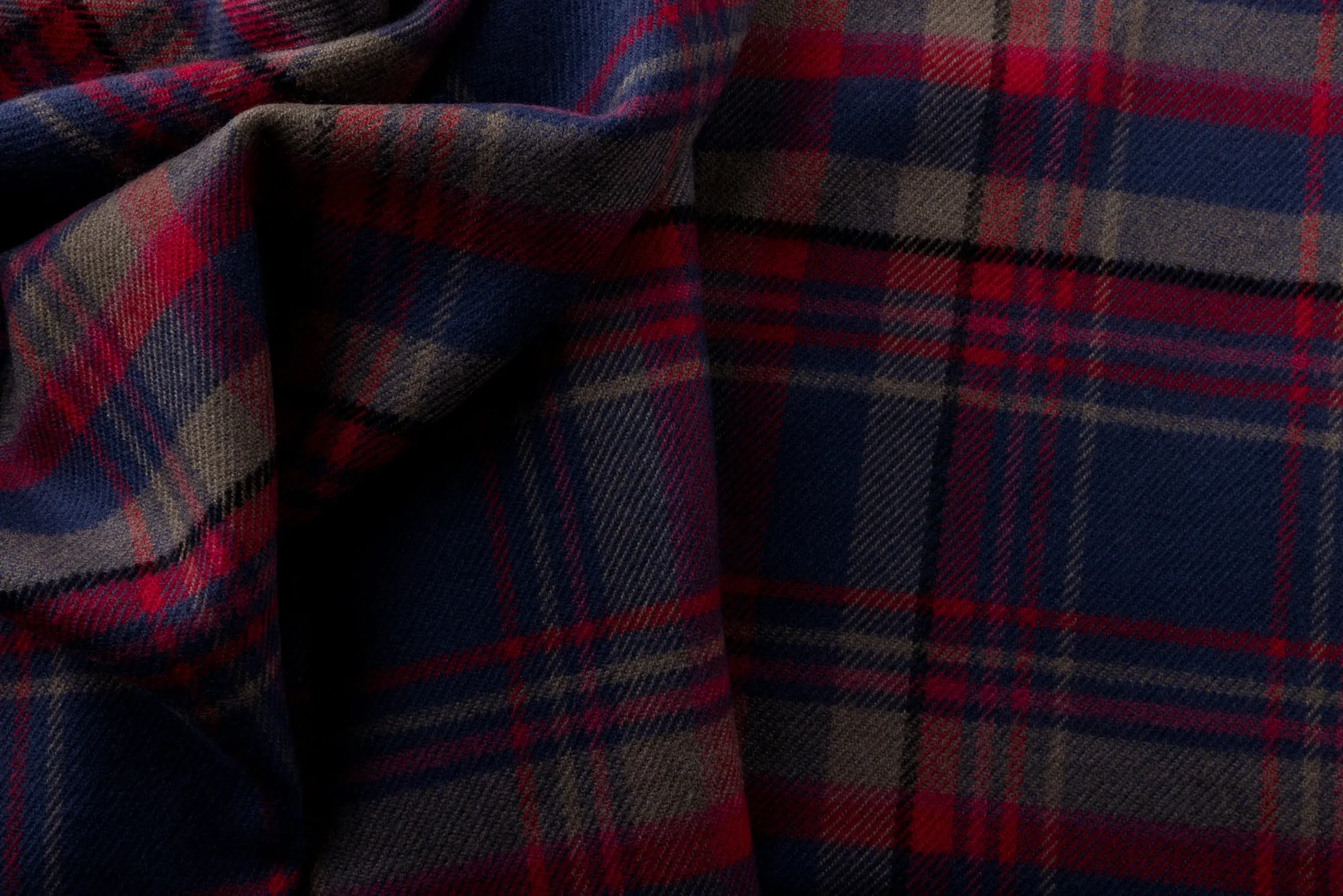 Heritage Tartan Shawl: Highlands at Dusk