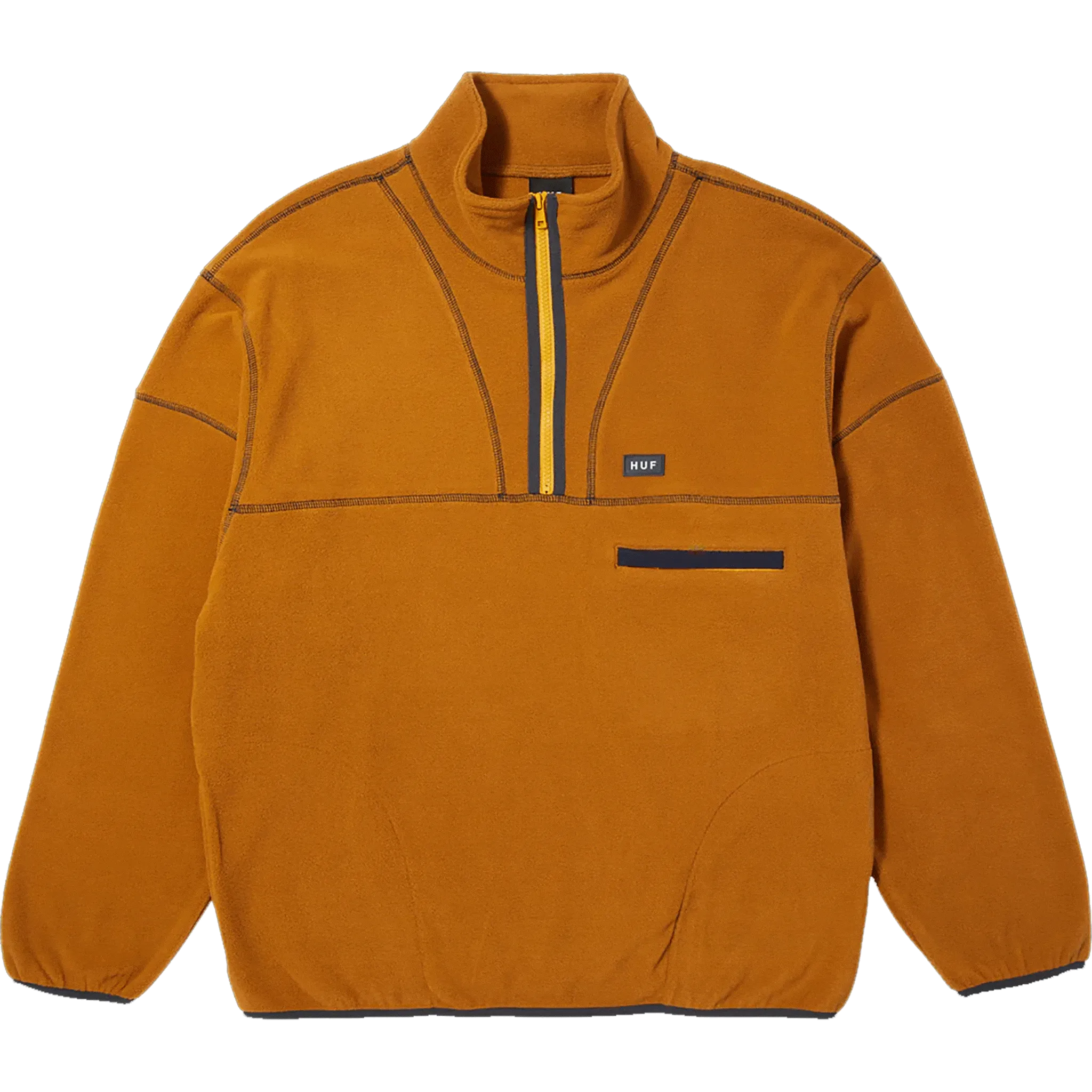 Huf Elysian Quarter Zip Fleece Latte