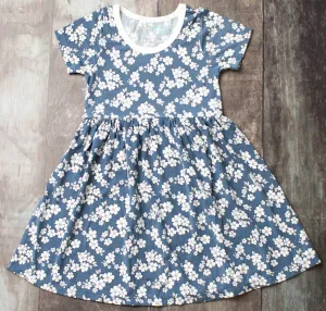 Indigo Floral S/S Dress