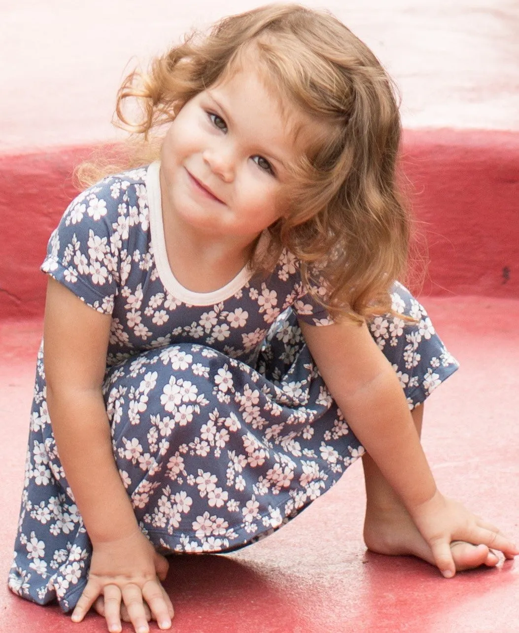 Indigo Floral S/S Dress