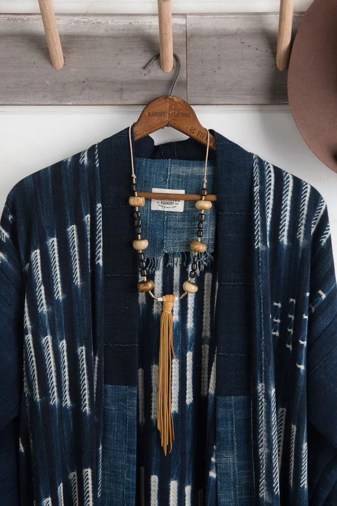 Indigo Shibori Duster