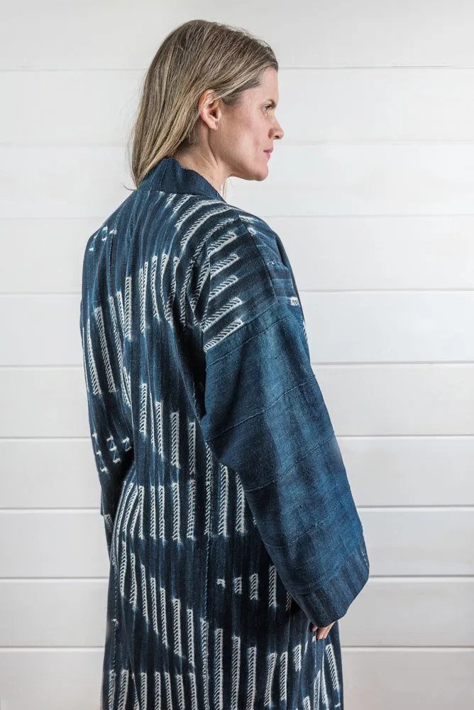 Indigo Shibori Duster
