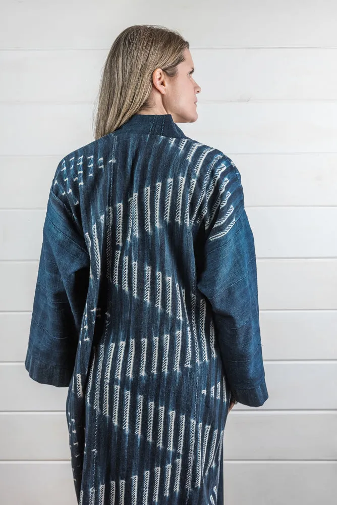 Indigo Shibori Duster