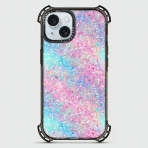 iPhone 13 Case Bounce — Pastel Multicolor Glitter
