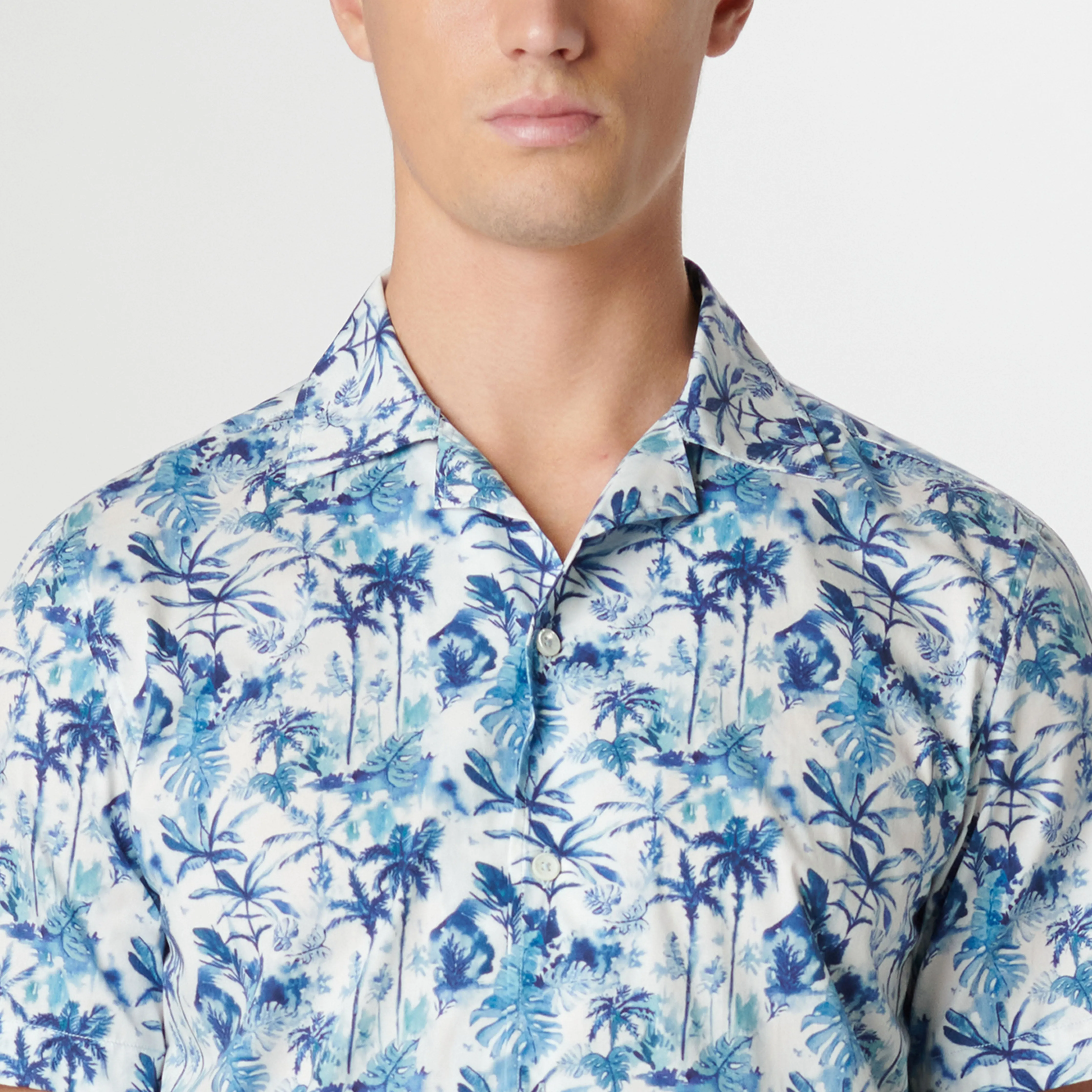 Jackson Palm Tree Short Sleeve Shirt