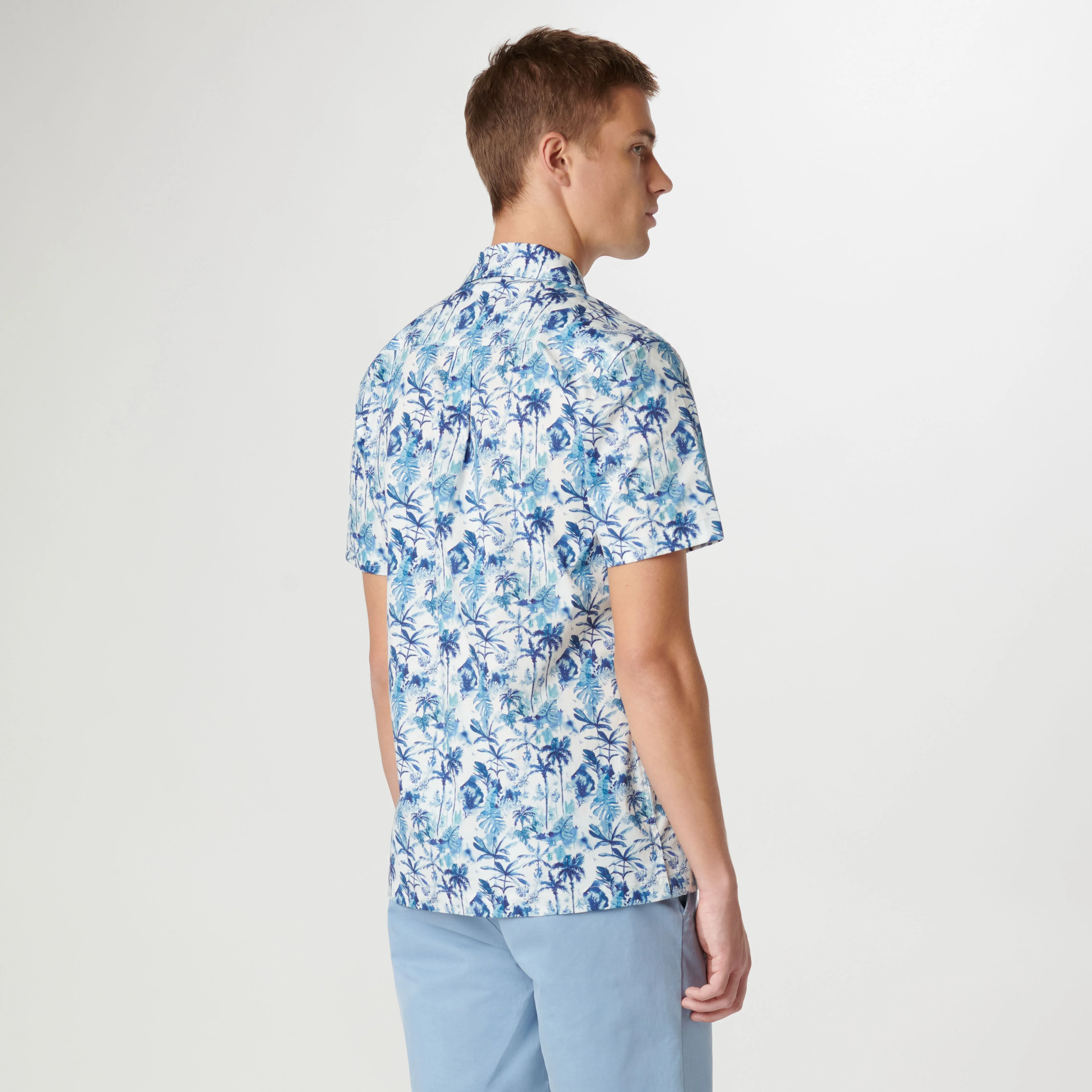 Jackson Palm Tree Short Sleeve Shirt