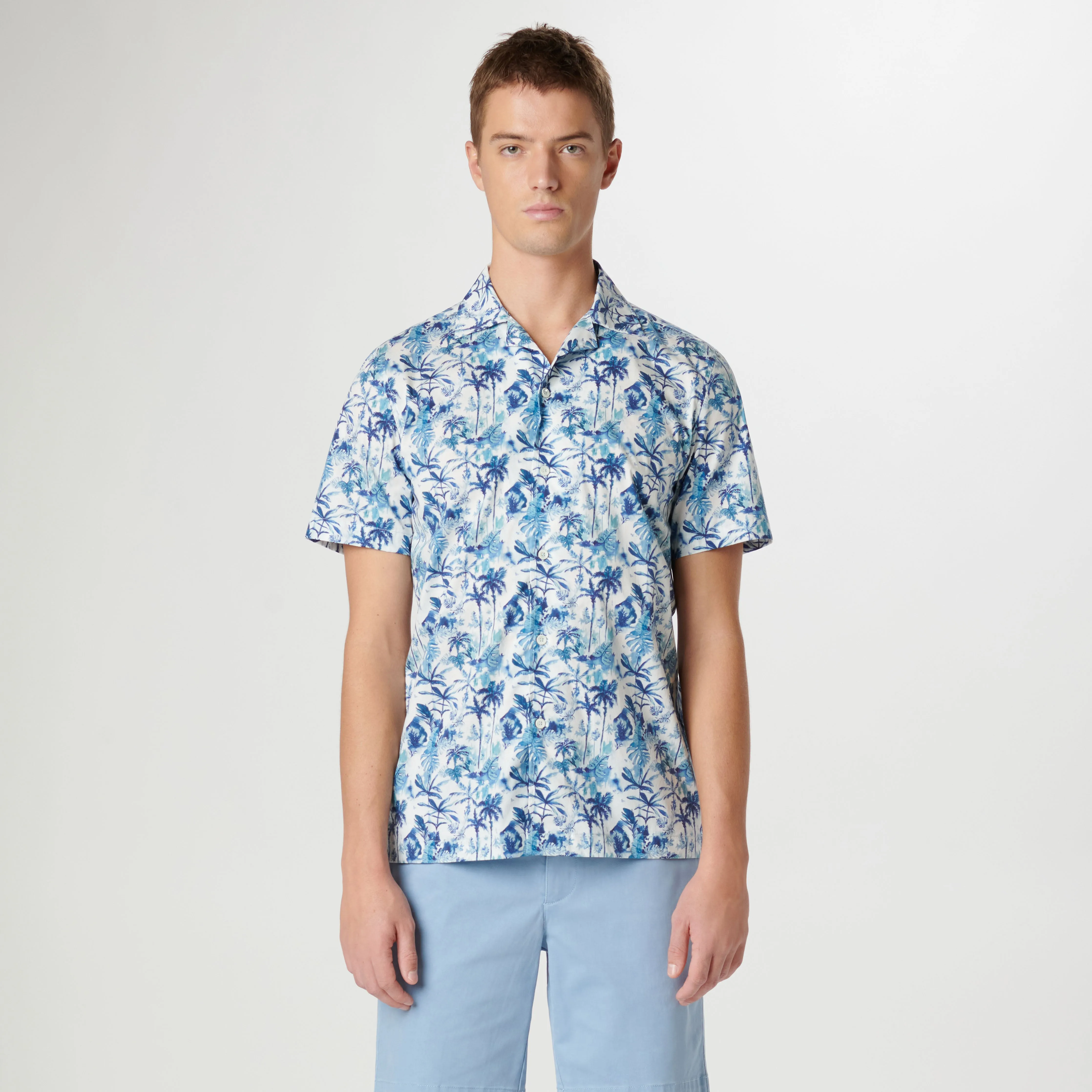 Jackson Palm Tree Short Sleeve Shirt