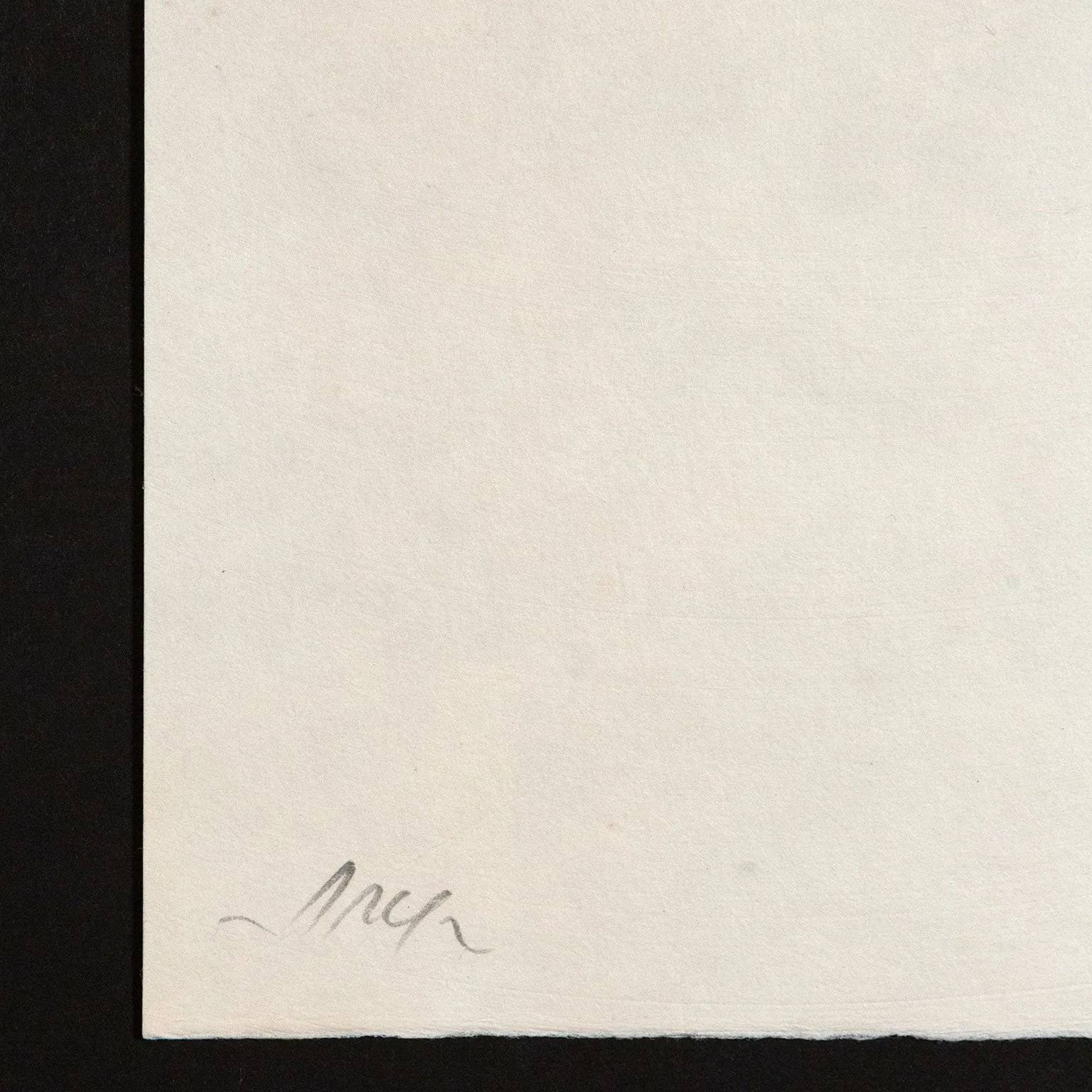 JEAN ARP "IDOLE" WOODCUT, 1961