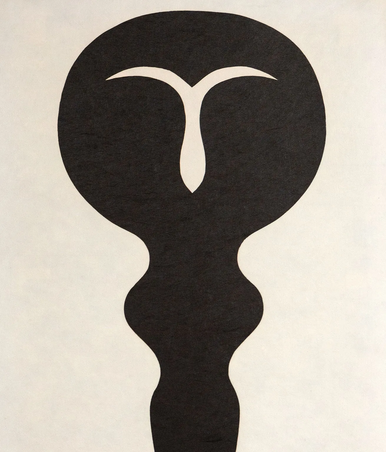 JEAN ARP "IDOLE" WOODCUT, 1961