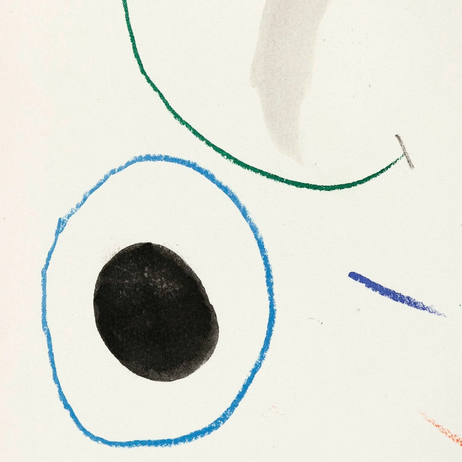 JOAN MIRO "QUELQUES FLEURS #14 IONESCO" LITHOGRAPH, 1964