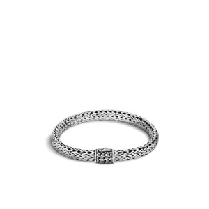 John Hardy 6.5MM Heritage Icon Chain Bracelet in Sterling Silver - Size Large