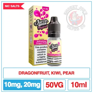 Jucce Tropical Salts - Dragonfruit Kiwi and Pear