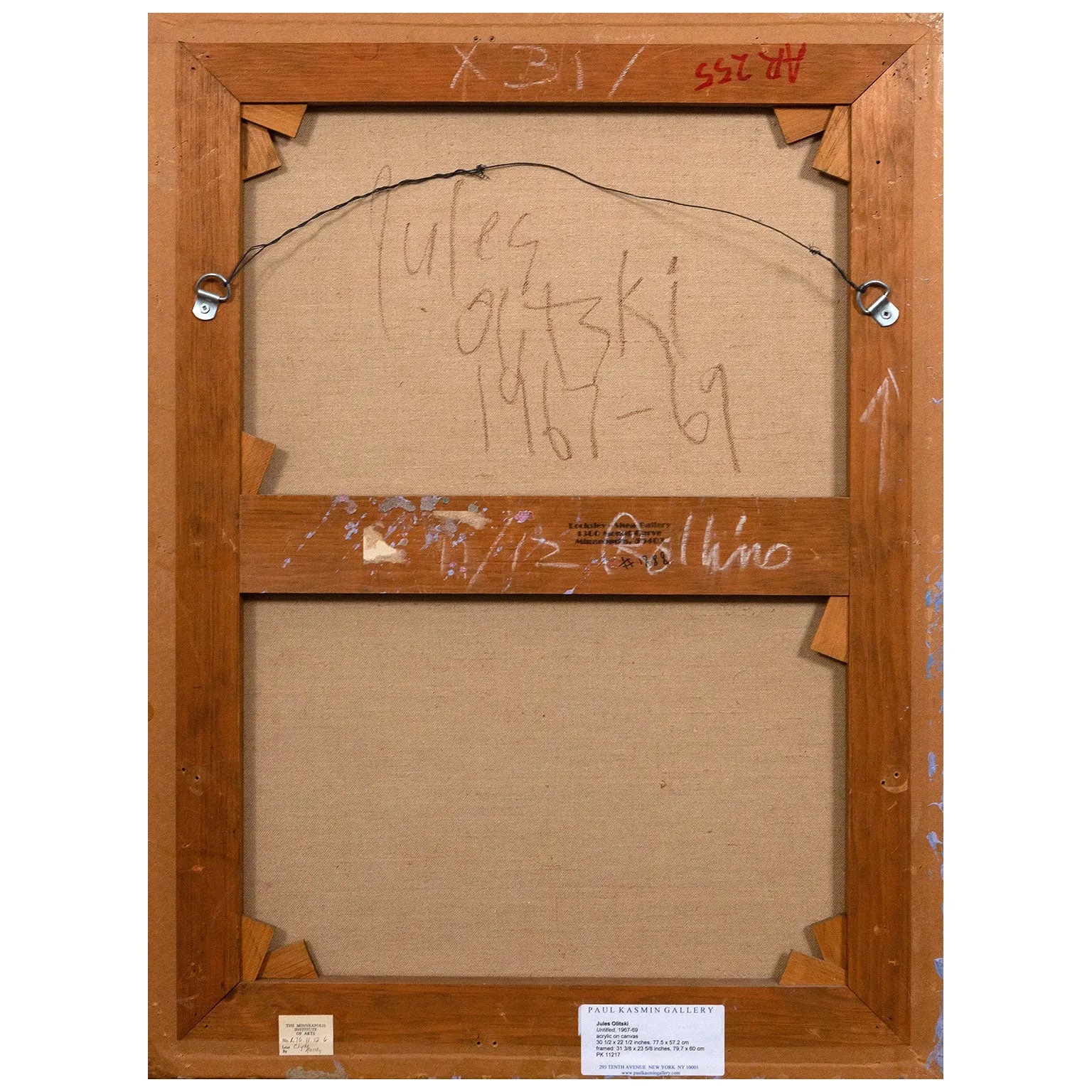 JULES OLITSKI “UNTITLED”, 1967