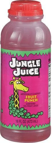Jungle Juiced- Fruit Punch (4 pack) 200 ml
