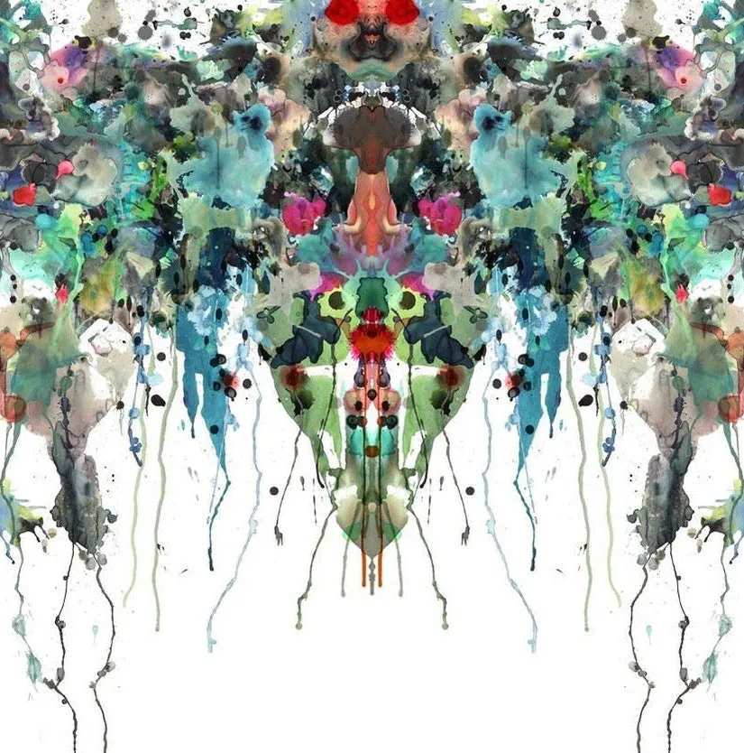 kaleido splatt superwide wallpaper panel