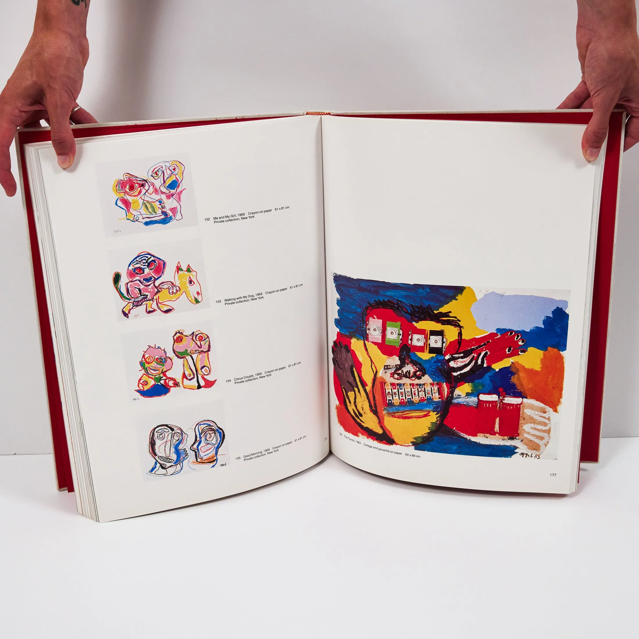 KAREL APPEL "PAINTED BOOK" 1980