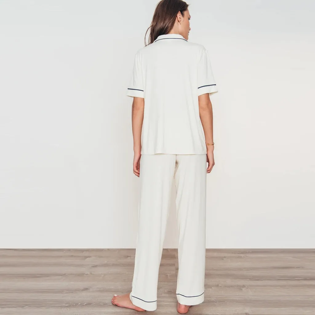 KASSATEX Ebergy Short Sleeve & Long Pants PJ Set
