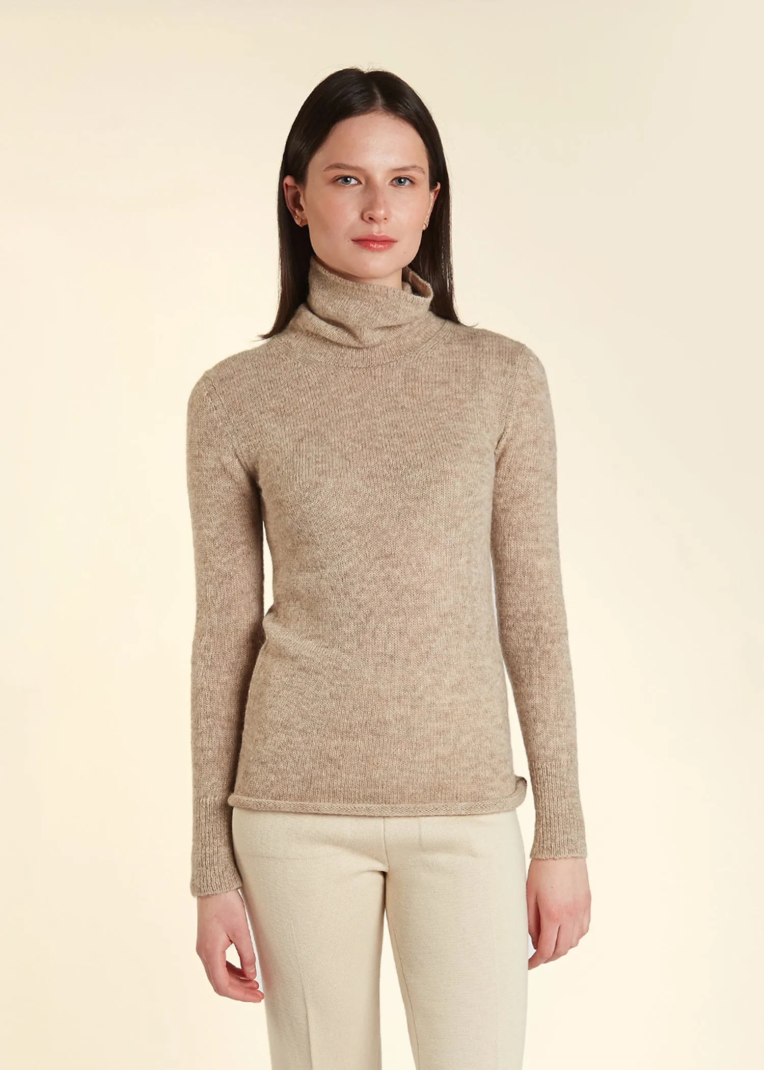 KATE FUNNEL NECK SWEATER